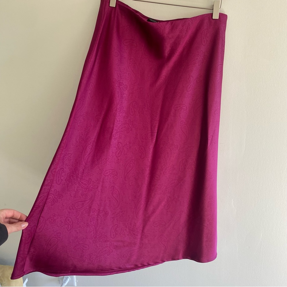 Rachel Zoe Fuchsia A-Line Skirt - Picture 2 of 6